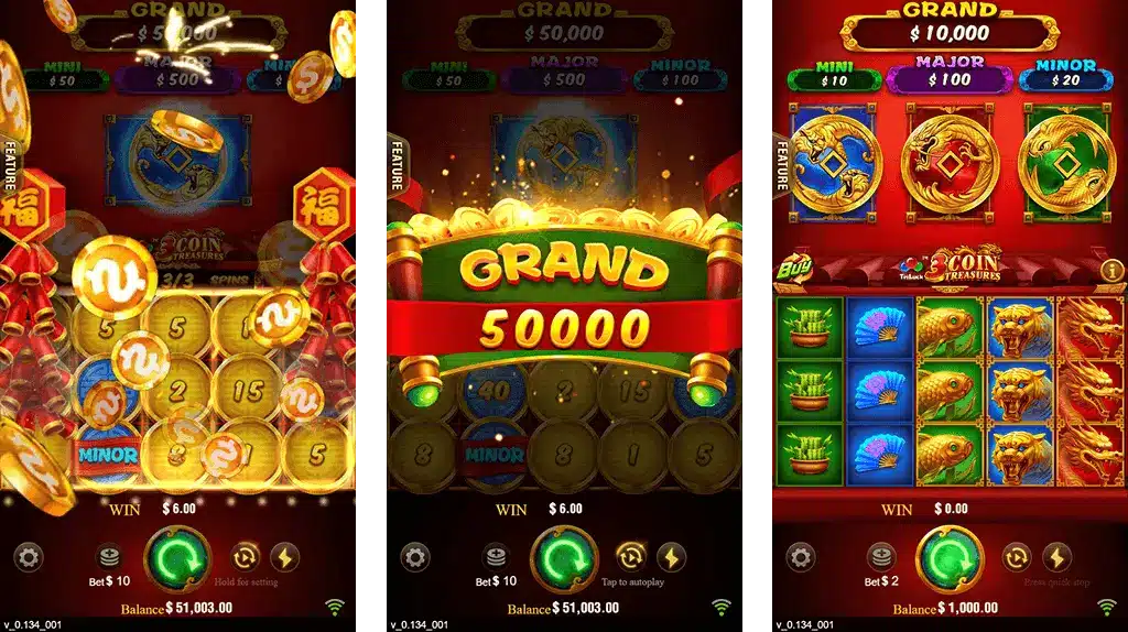 3 Coins Goagameslogin Bonus